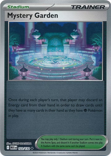 Mega Evolution - 122/132 - Mystery Garden - Reverse Holo