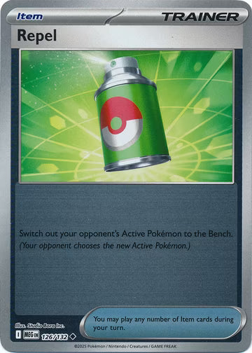 Mega Evolution - 126/132 - Repel - Reverse Holo
