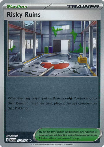 Mega Evolution - 127/132 - Risky Ruins - Reverse Holo
