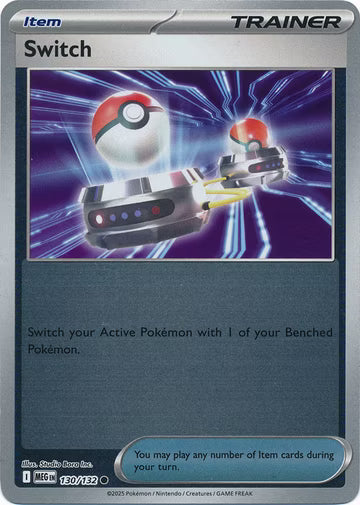 Mega Evolution - 130/132 - Switch - Reverse Holo