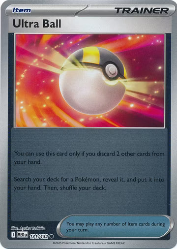 Mega Evolution - 131/132 - Ultra Ball - Reverse Holo