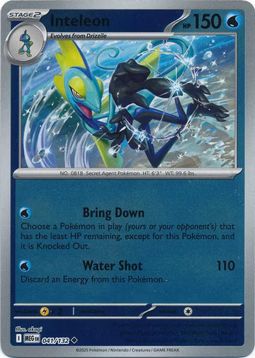 Mega Evolution - 041/132 - Inteleon - Reverse Holo