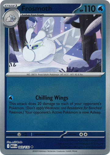 Mega Evolution - 043/132 - Frosmoth - Reverse Holo