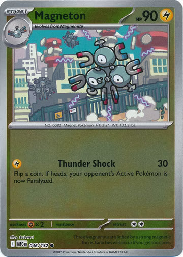 Mega Evolution - 046/132 - Magneton - Reverse Holo