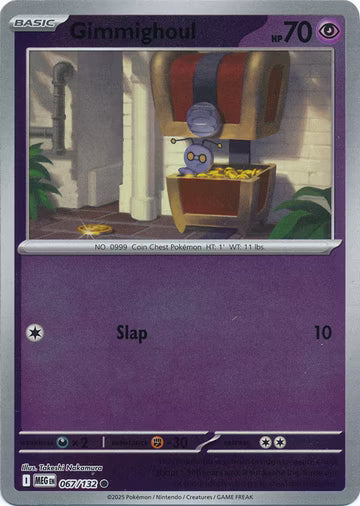 Mega Evolution - 067/132 - Gimmighoul - Reverse Holo