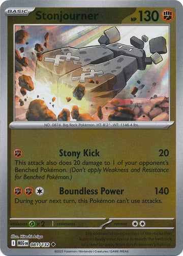 Mega Evolution - 081/132 - Stonjourner - Reverse Holo