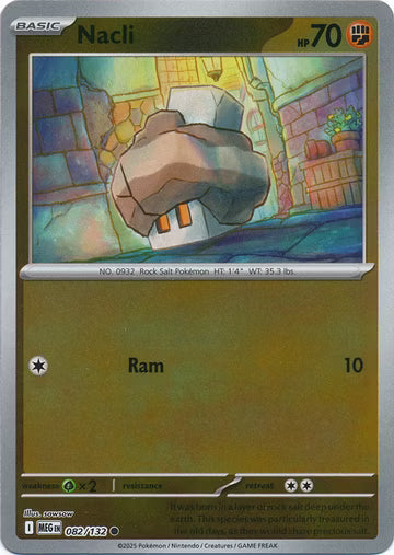 Mega Evolution - 082/132 - Nacli - Reverse Holo