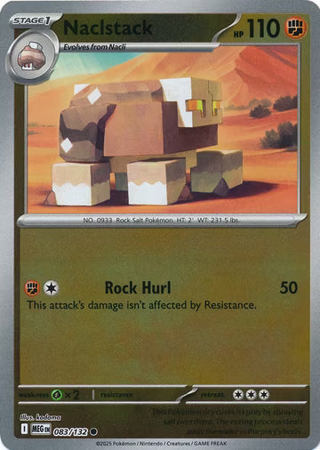 Mega Evolution - 083/132 - Naclstack - Reverse Holo