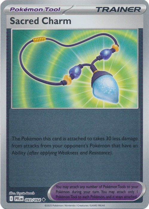 Phantasmal Flames - 093/094 - Sacred Charm - Reverse Holo