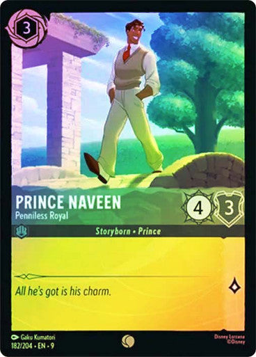 Fabled - 182/204 - Prince Naveen - Penniless Royal - Foil