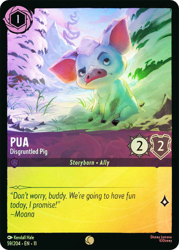 Winterspell - 059/204 - Pua - Disgruntled Pig - Foil