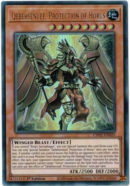 CH02-EN025 - Qebehsenuef, Protection of Horus