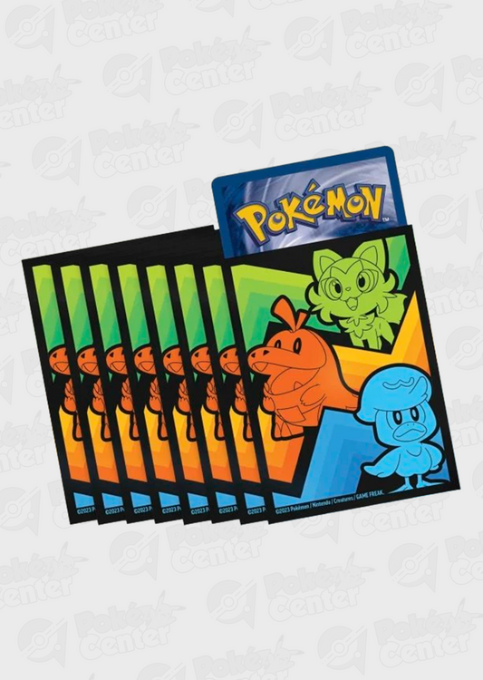 Paldea Evolved: Sprigatito, Fuecoco & Quaxly Card Sleeves (65 pieces)
