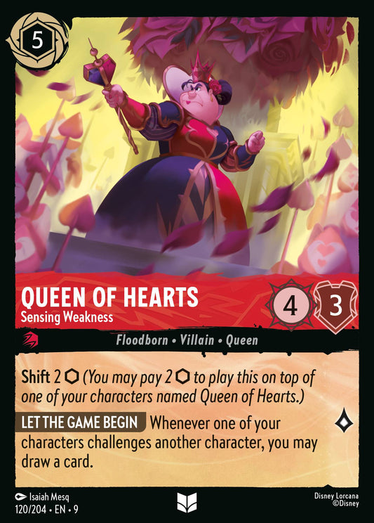 Fabled - 120/204 - Queen Of Hearts - Sensing Weakness