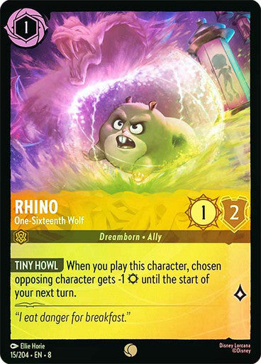 Reign Of Jafar - 015/204 - Rhino - One‐Sixteenth Wolf - Foil