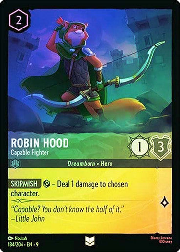 Fabled - 184/204 - Robin Hood - Capable Fighter - Foil