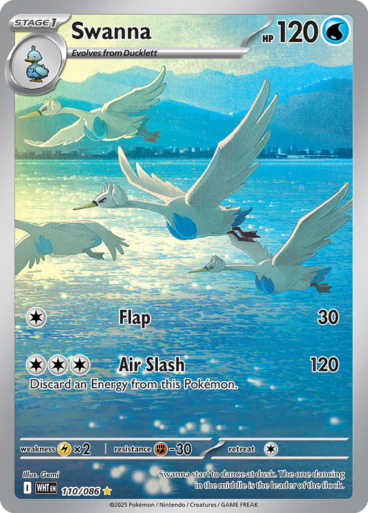 White Flare - 110/086 - Swanna
