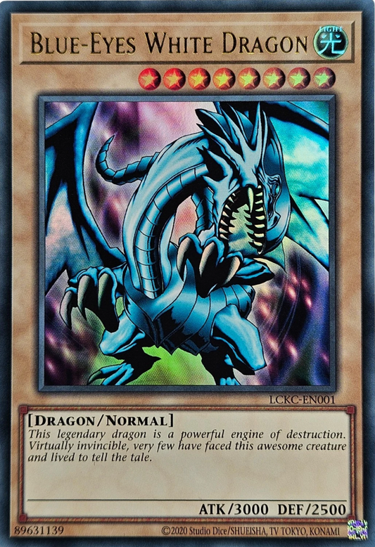 LCKC-EN001 - Blue-Eyes White Dragon - Art 1