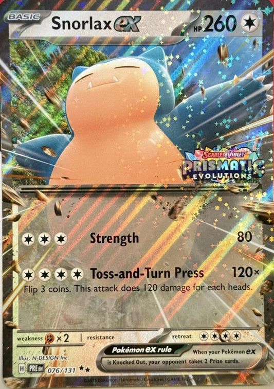 PRE076 - Snorlax ex - Oversized Card (Stamped)