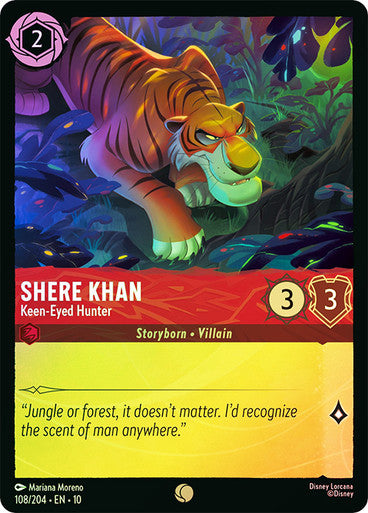 Whispers in the Well - 108/204 - Shere Khan - Keen-Eyed Hunter - Foil