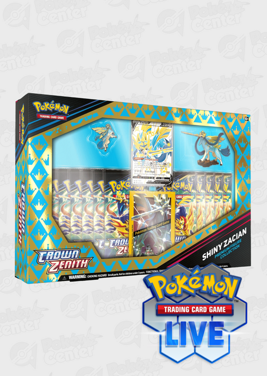 Live Code Card: Crown Zenith Shiny Zacian Premium Figure Collection