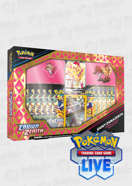 Live Code Card: Crown Zenith Shiny Zamazenta Premium Figure Collection