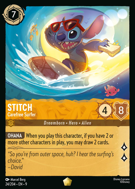 Fabled - 024/204 - Stitch - Carefree Surfer