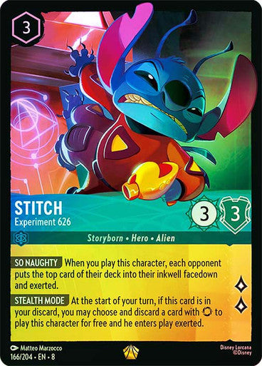 Reign Of Jafar - 166/204 - Stitch - Experiment 626 - Foil