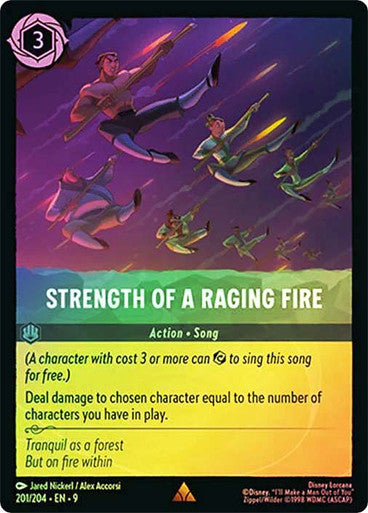 Fabled - 201/204 - Strength of a Raging Fire - Foil