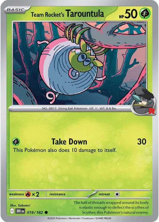 Destined Rivals - 019/182 - Team Rocket’s Tarountula