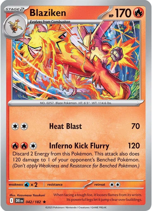 Destined Rivals - 042/182 - Blaziken - Holo
