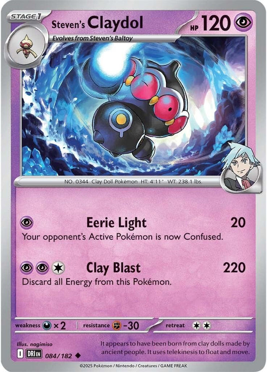 Destined Rivals - 084/182 - Steven's Claydol