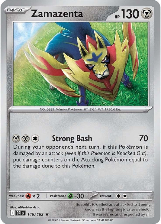 Destined Rivals - 146/182 - Zamazenta - Holo
