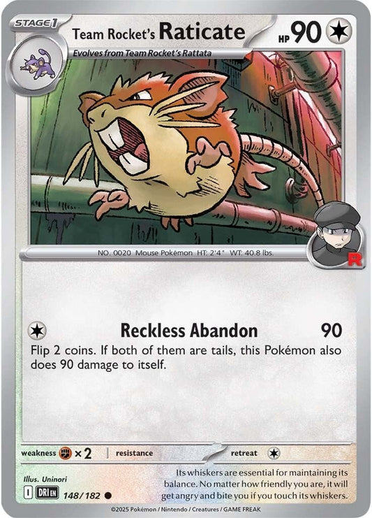 Destined Rivals - 148/182 - Team Rocket's Raticate