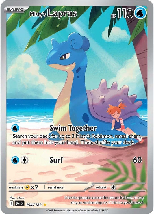 Destined Rivals - 194/182 - Misty's Lapras