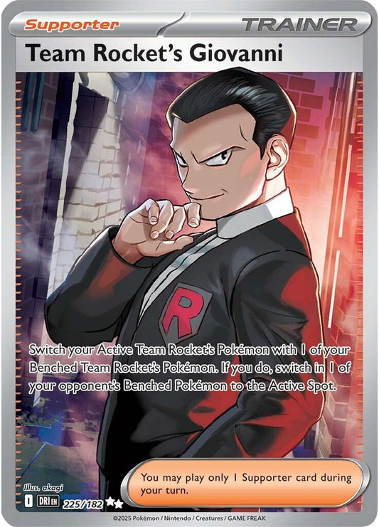 Destined Rivals - 225/182 - Team Rocket's Giovanni