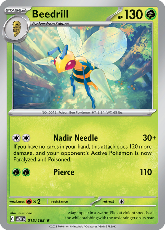 151 - 015/165 - Beedrill - Holo