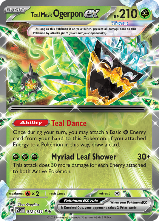 Prismatic Evolutions - 012/131 - Teal Mask Ogerpon ex