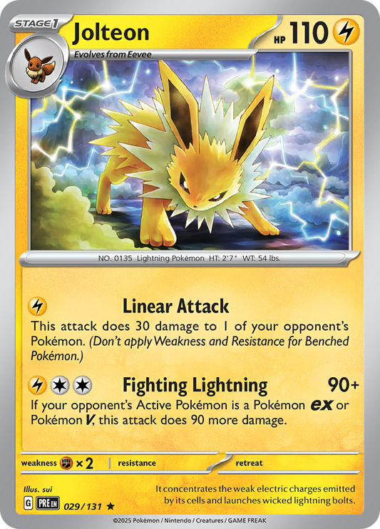 Prismatic Evolutions - 029/131 - Jolteon - Holo