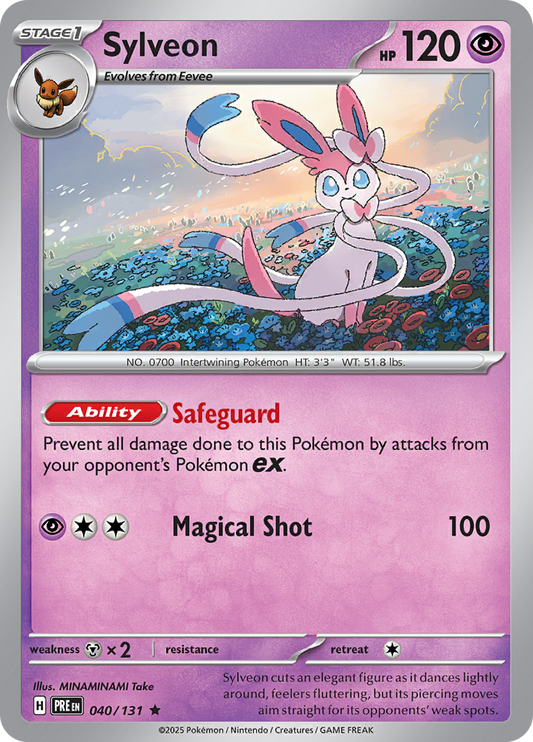 Prismatic Evolutions - 040/131 - Sylveon - Holo