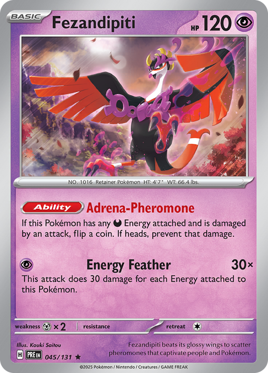 Prismatic Evolutions - 045/131 - Fezandipiti - Holo