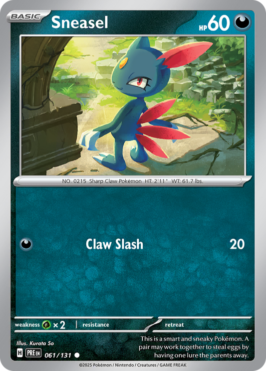Prismatic Evolutions - 061/131 - Sneasel