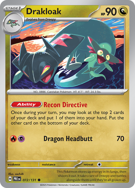 Prismatic Evolutions - 072/131 - Drakloak