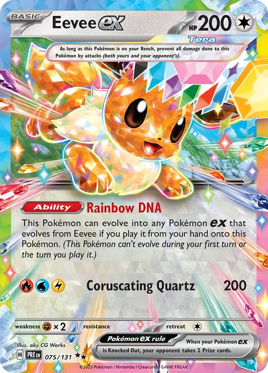 Prismatic Evolutions - 075/131 - Eevee ex