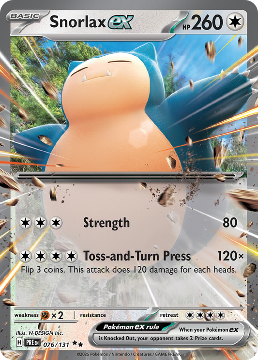 Prismatic Evolutions - 076/131 - Snorlax ex