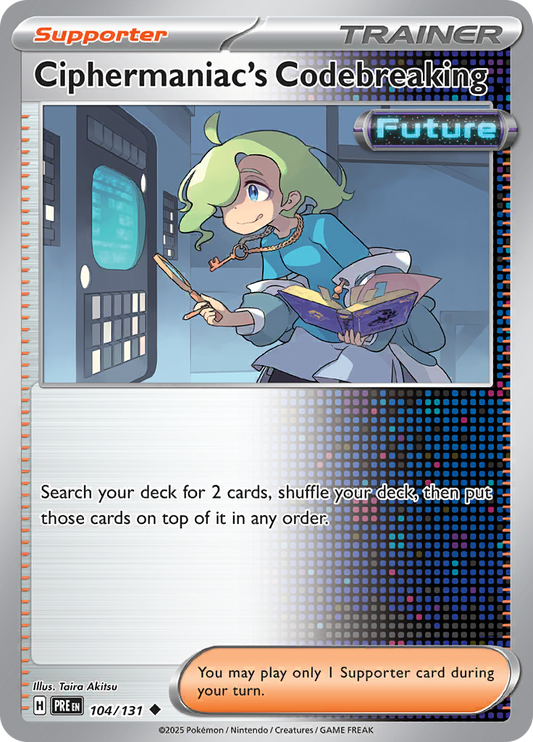 Prismatic Evolutions - 104/131 - Ciphermaniac's Codebreaking