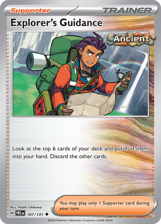 Prismatic Evolutions - 107/131 - Explorer's Guidance