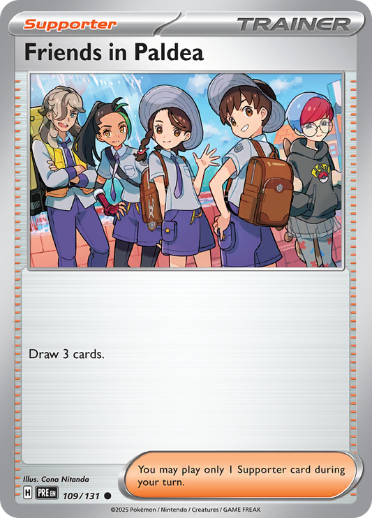 Prismatic Evolutions - 109/131 - Friends in Paldea