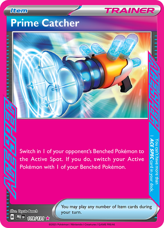 Prismatic Evolutions - 119/131 - Prime Catcher - Ace Spec