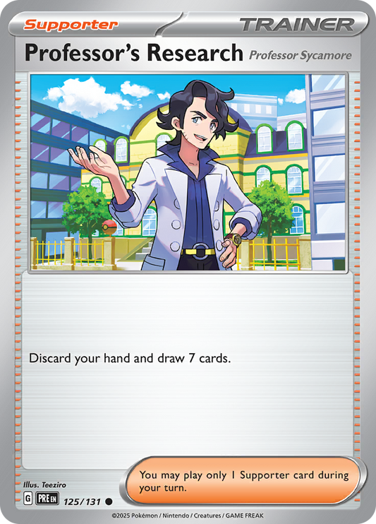 Prismatic Evolutions - 125/131 - Professor's Research (Professor Sycamore)